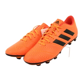 Ghete de fotbal Adidas Nemeziz 18.4 FxG M DA9594 portocale 2