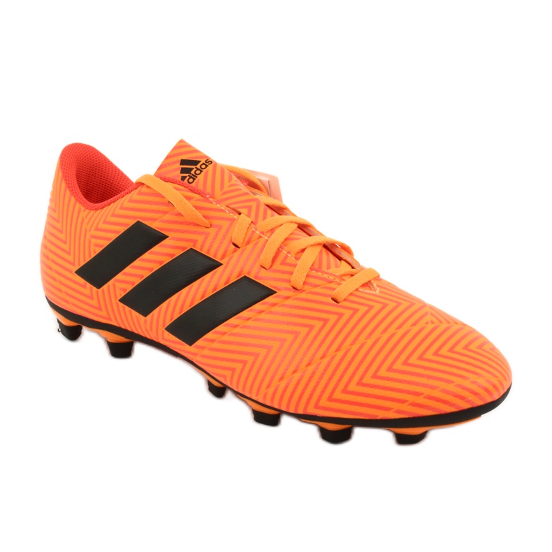Ghete de fotbal Adidas Nemeziz 18.4 FxG M DA9594 portocale 1