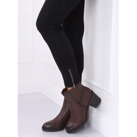 Cizme Chelsea maro maro 8017 Maro 1