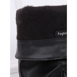 Cizme plate pentru femei negre 1084-PG Negre negru 2