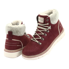 Cizme de iarnă cu șiret MCKEY 1072 maro multicolor gri 4