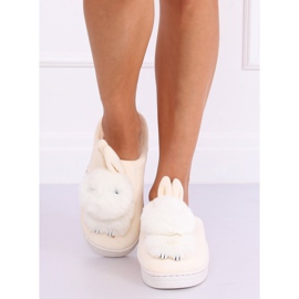 Papuci pentru femei iepurași bej MA01 Bej 2 Papuci pentru femei iepurași bej MA01 Bej 2