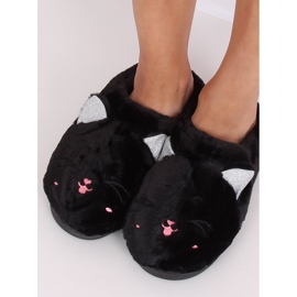Papuci negri negri pentru femei MA16 Negru 2