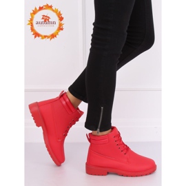 Femei Timberki red W-3033 Red II Species roșu 1