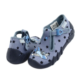Pantofi pentru copii Befado colorate 110P345 albastru 5