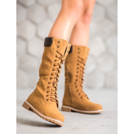 Seastar Cizme cu cordon cald maro 2 Seastar Cizme cu cordon cald maro 2