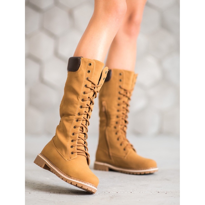 Seastar Cizme cu cordon cald maro 2 Seastar Cizme cu cordon cald maro 2