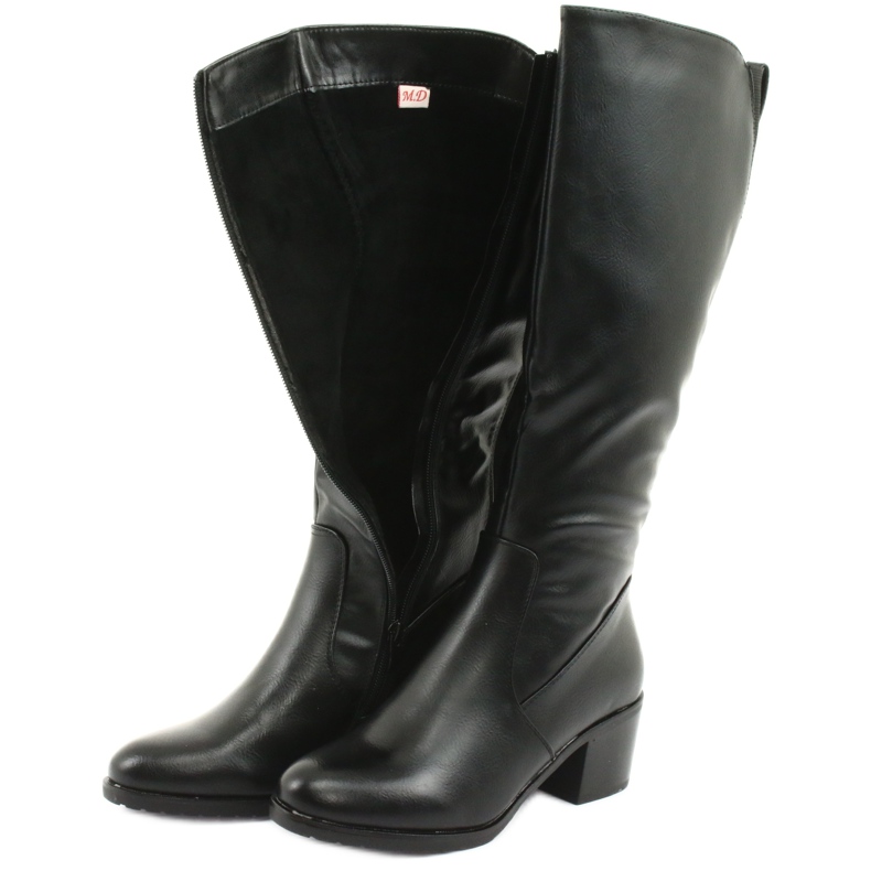 M.Daszyński Ghete cu toc înalt Daszyński 153 negru 5