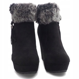 Cizme pe pană 58-385 negru 2