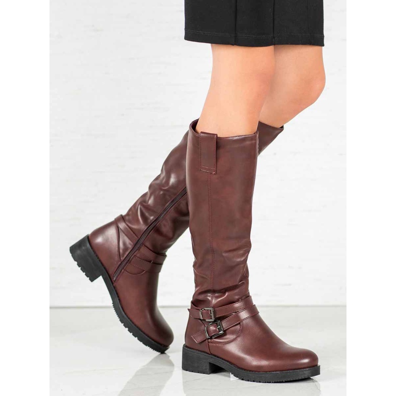 Super Me Cizme calde roșu 2