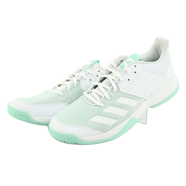 Pantofi Adidas Ligra 6 W BC1035 alb verde 3
