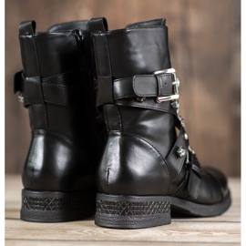 Kayla Muncitori Cu Curea Decorativă negru 1