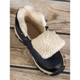 Arrigo Bello Cizme de iarnă cu șiret albastru 1 Arrigo Bello Cizme de iarnă cu șiret albastru 1