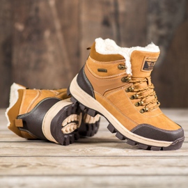 Arrigo Bello Cizme de iarnă cu șiret maro 1