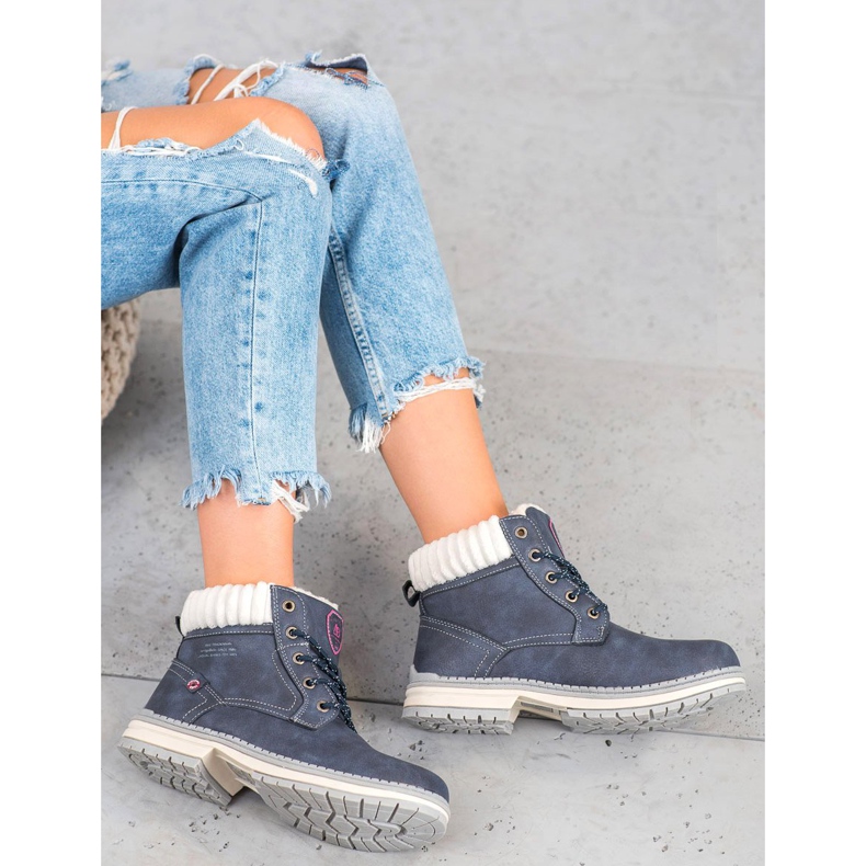 Arrigo Bello Trappers la modă albastru 2