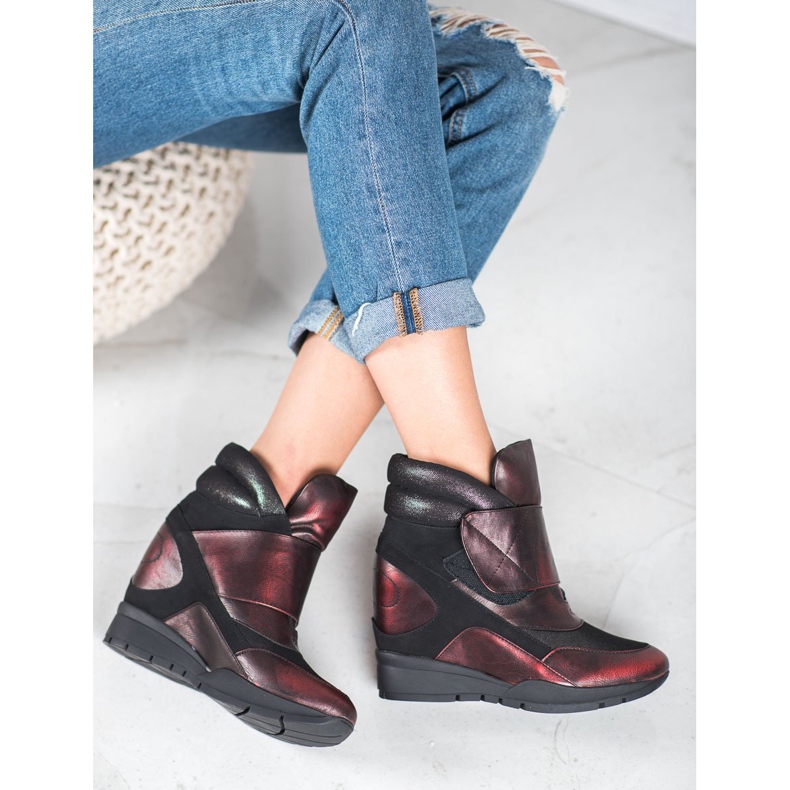 Sergio Leone Adidași cu velcro roșu 2 Sergio Leone Adidași cu velcro roșu 2