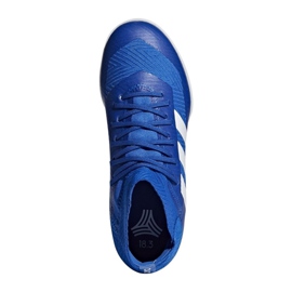 Ghete de fotbal Adidas Nemeziz Tango 18.3 IN Jr DB2374 albastru albastru 1
