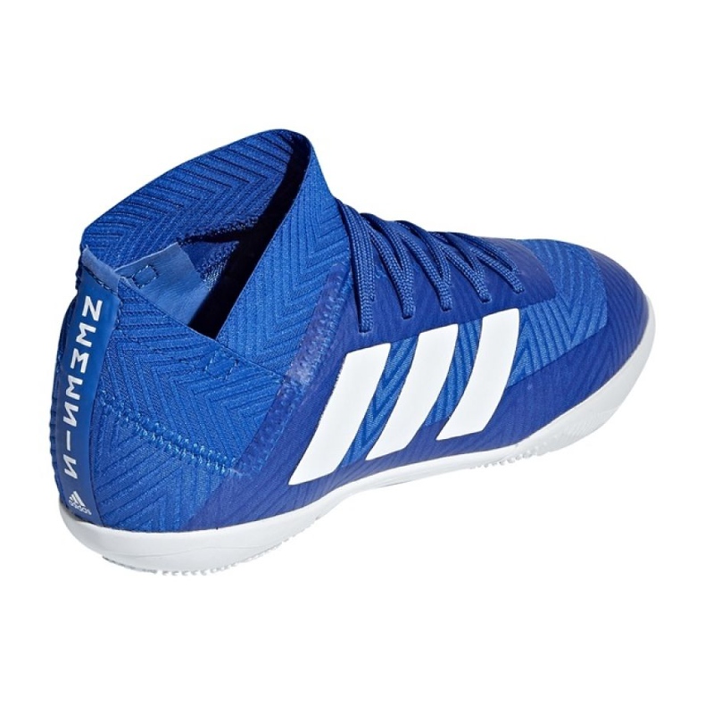 Ghete de fotbal Adidas Nemeziz Tango 18.3 IN Jr DB2374 albastru albastru 2