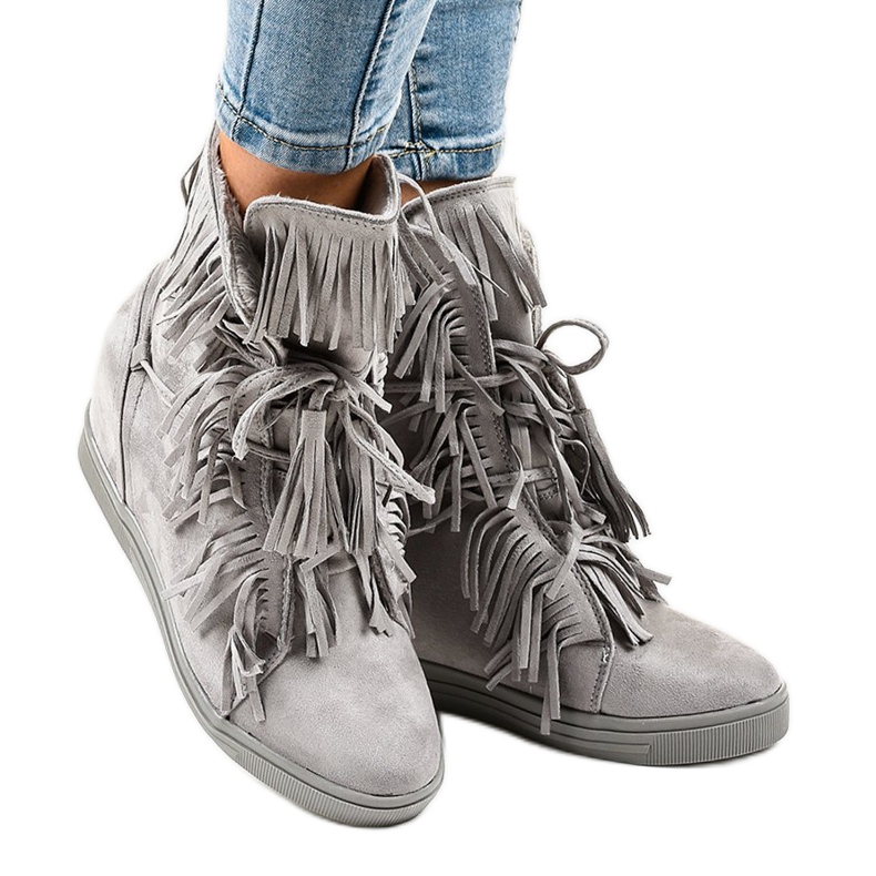 Adidași gri H6301A-26 1