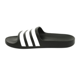 Papuci Adidas Adilette Aqua K Jr F35556 alb negru 2