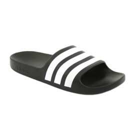 Papuci Adidas Adilette Aqua K Jr F35556 alb negru 1
