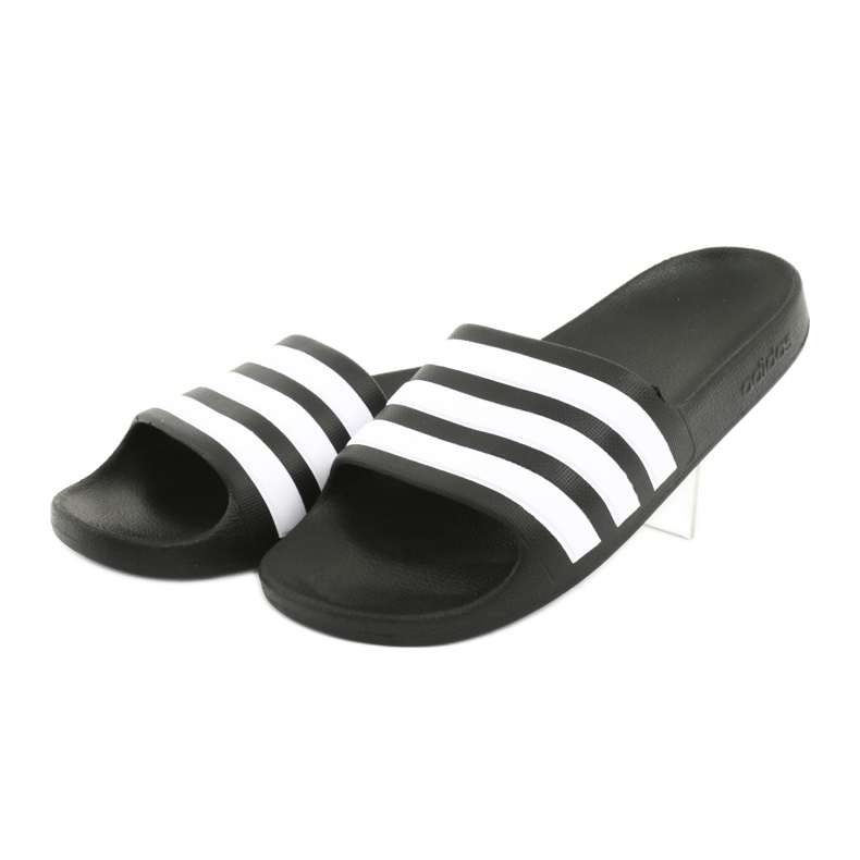 Papuci Adidas Adilette Aqua K Jr F35556 alb negru 3