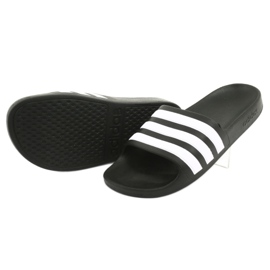 Papuci Adidas Adilette Aqua K Jr F35556 alb negru 4