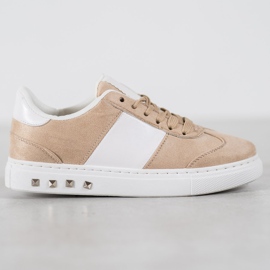 Emaks Adidași cu pietre de stras maro 1