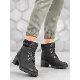 Goodin Cizme calde cu toc înalt negru 2