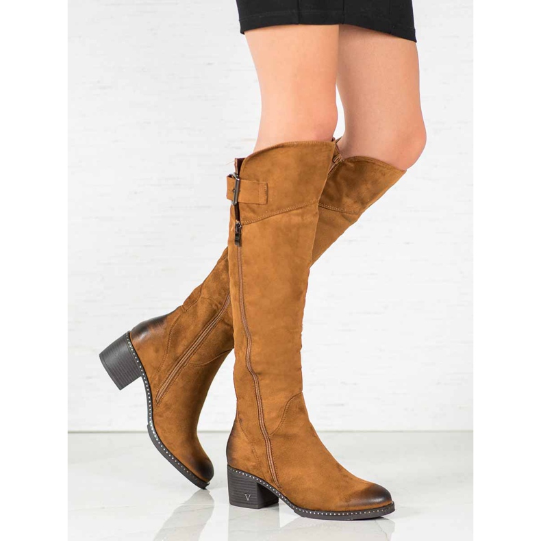 Cizme de cămilă VINCEZA maro 1 Cizme de cămilă VINCEZA maro 1