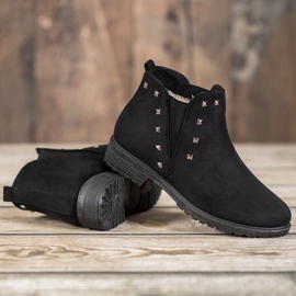 SHELOVET Cizme Cu Știfturi negru verde 1