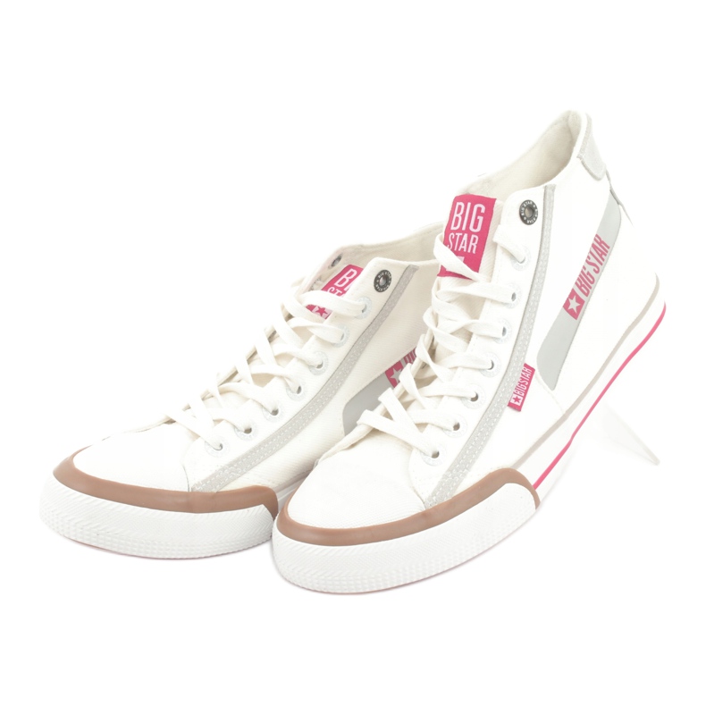 Adidași bărbați Big Star 174080 albi 3 Adidași bărbați Big Star 174080 albi 3