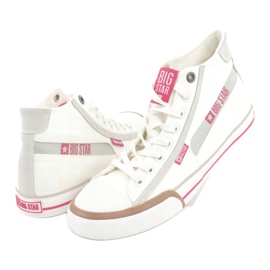 Adidași bărbați Big Star 174080 albi 4 Adidași bărbați Big Star 174080 albi 4