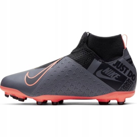 Pantofi de fotbal Nike Phantom Vsn Academy Df FG / MG Jr AO3287 080 multicolor negru 2 Pantofi de fotbal Nike Phantom Vsn Academy Df FG / MG Jr AO3287 080 multicolor negru 2
