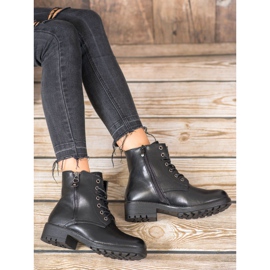 J. Star Trappere clasice din piele ecologică negru 1 J. Star Trappere clasice din piele ecologică negru 1