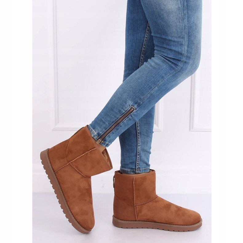 Cizme de zăpadă emusy camel C-08 Camel maro 1