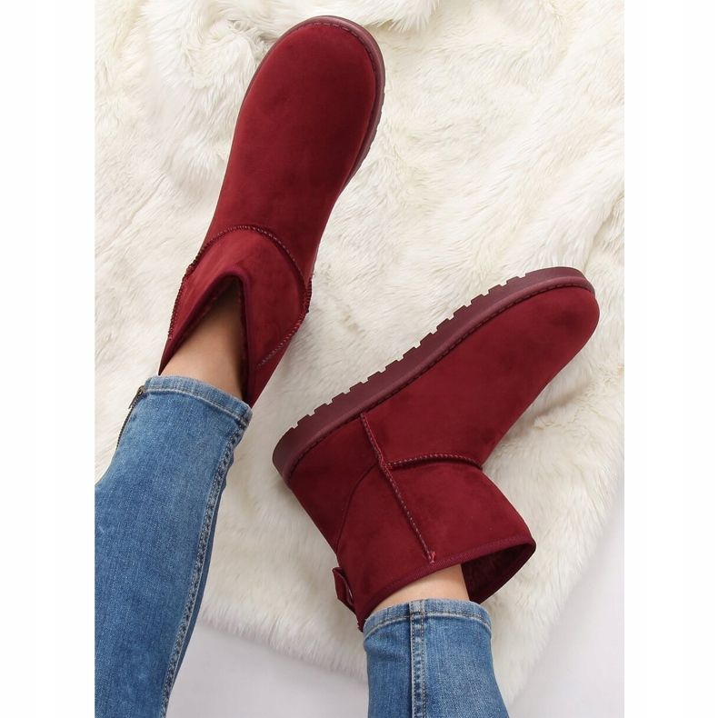Cizme de zăpadă Emusy Burgundy C-08 Roșu roşu 2
