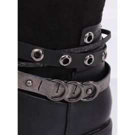 Ghete de călărie pe protector negru Z188 Negru 5