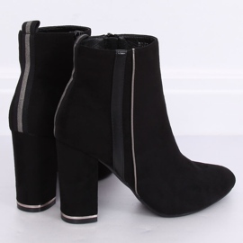 Cizme negre cu toc înalt M378 Negru 2