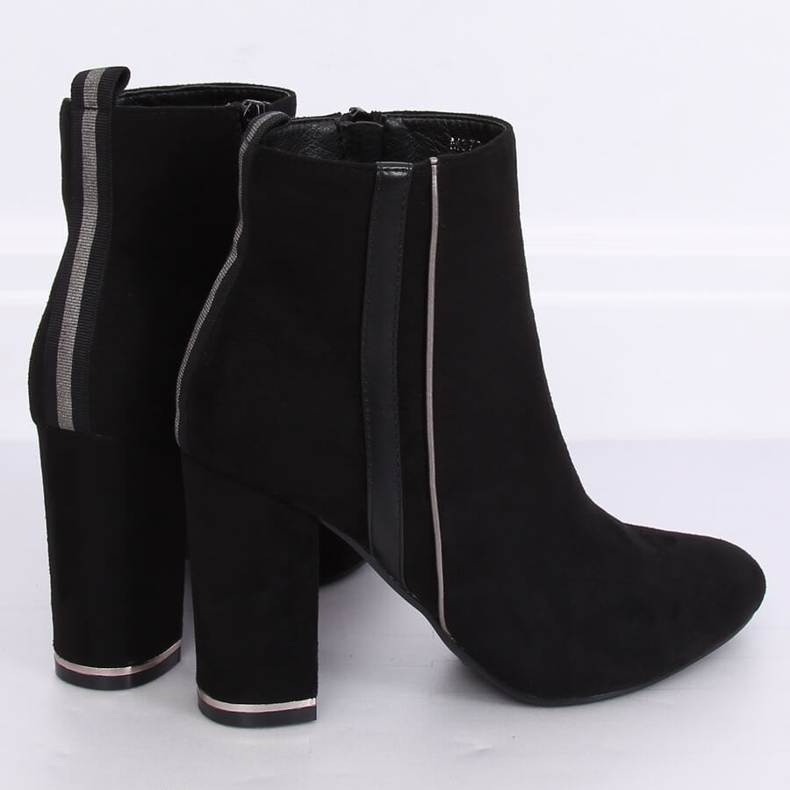 Cizme negre cu toc înalt M378 Negru 2