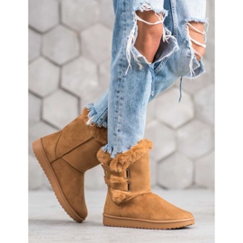 SHELOVET Ghete de zăpadă calde maro 2