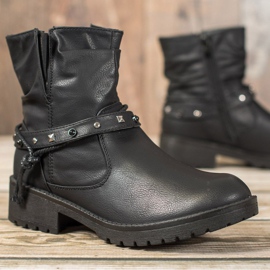 J. Star Muncitori Cu Curea Decorativă negru 1