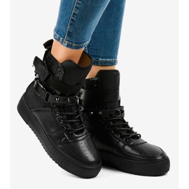 Adidași plate negri Y-025H negru 2