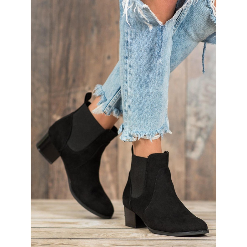 Kylie Cizme Chelsea clasice negru 2