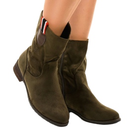 Cizme plate cu izolație verde 99-110 1