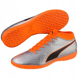 Ghete de fotbal M Puma One 4 Syn It 104750 01 multicolor argint 4