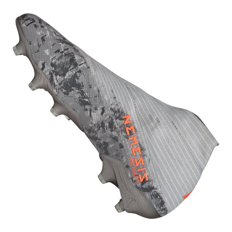 Ghete de fotbal Adidas Nemeziz 19+ Fg M EF8280 gri gri 2