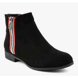 Cizme plate dama negre 88-269 negru 1 Cizme plate dama negre 88-269 negru 1