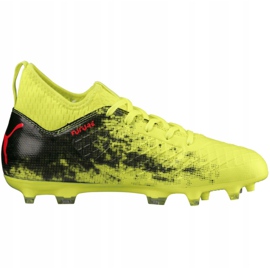 Ghete de fotbal Puma Future 18.3 Fg Ag Jr 104332 01 multicolor verde 1