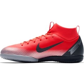 Pantofi de fotbal Nike Mercurial Superfly X 6 Academy Gs CR7 Ic Jr AJ3110 600 multicolor roșu 2